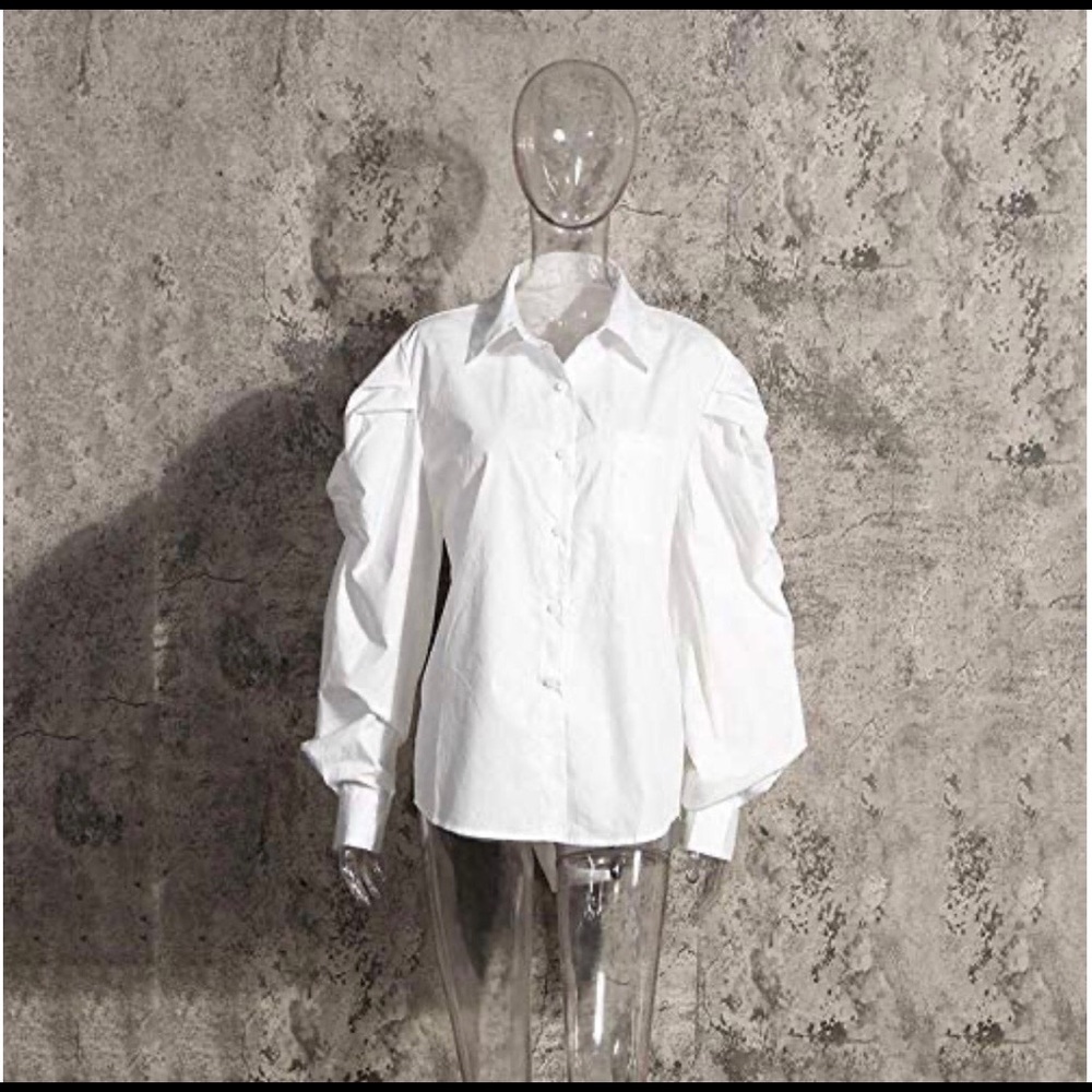 Puff sleeve fashion shirt